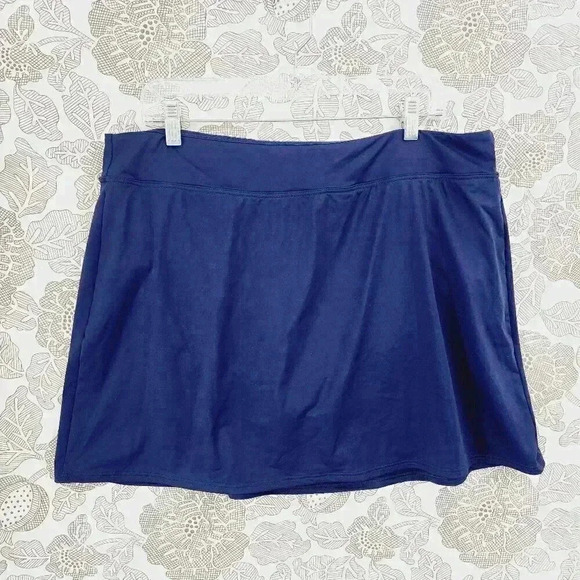 Lands 'End Women's Skort Size 16L Navy Blue 2327 - Picture 1 of 6